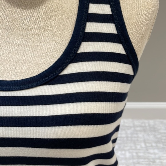 NWT Rag & Bone wht/navy split back tank (s) - Picture 2 of 5